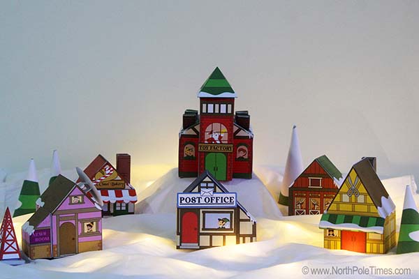 [North Pole Times Christmas Village Craft]