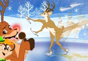 [Reindeer Skate Through Games]