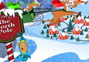 [Santa's Reindeer Begin Around-the-World Race ]