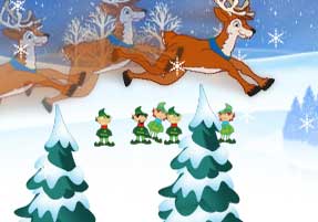 [Santa's Reindeer in Day 2 of High Jump ]
