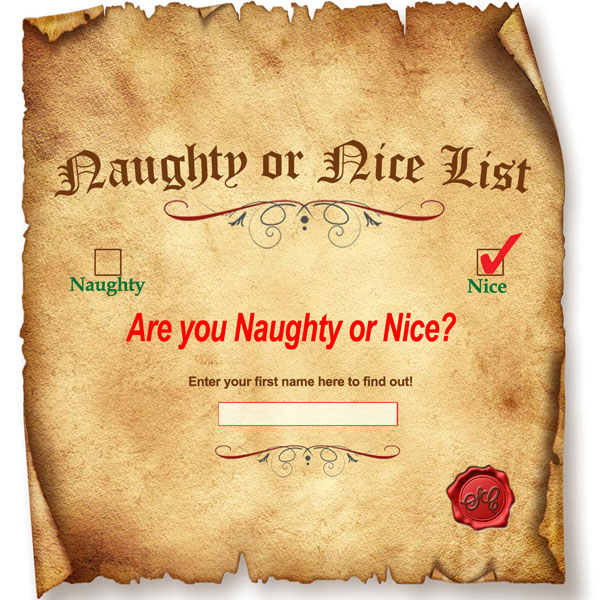 Are you on the Naughty List?