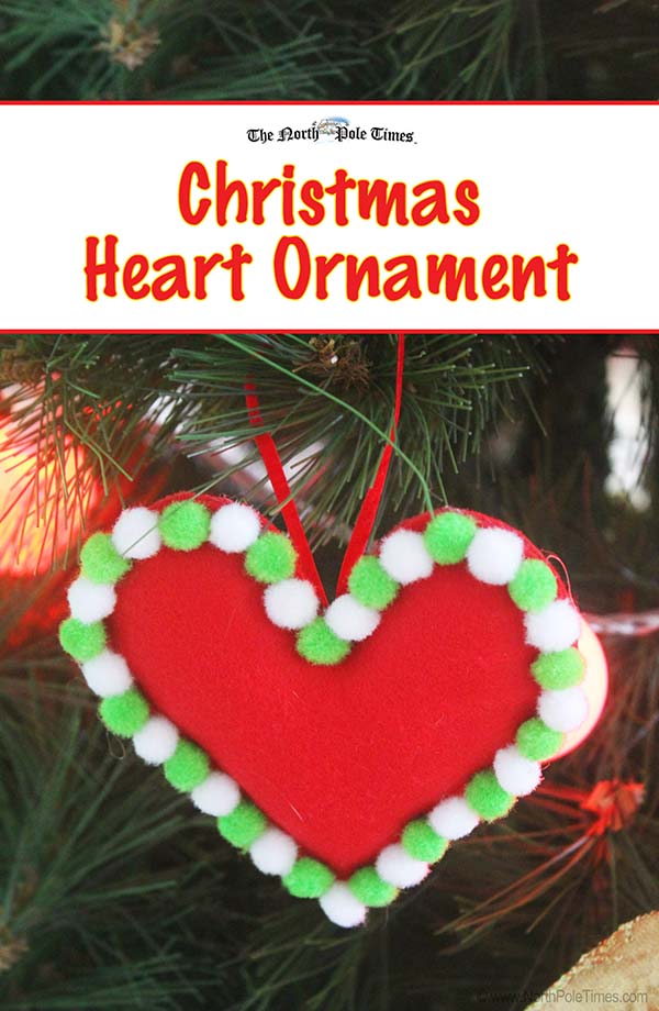 [Christmas Heart Ornament Craft]