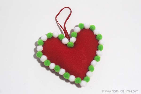 [Christmas Heart Ornament Craft]