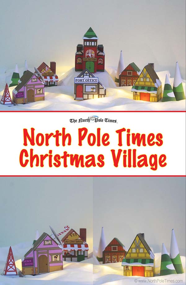 [North Pole Times Christmas Village Craft]