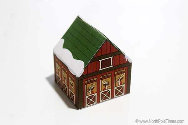 [North Pole Times Christmas Village Craft]