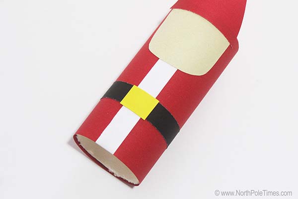 [Paper Tube Santa Claus Craft]