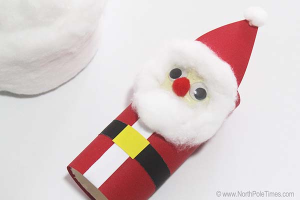 [Paper Tube Santa Claus Craft]