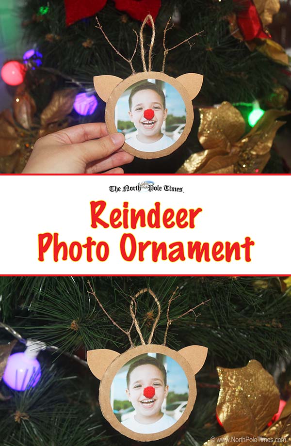 [Rudolph Reindeer Photo Ornament]