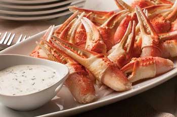 [Snow Crab Claws With Cilantro Aiol]