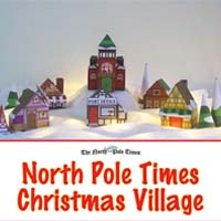 [North Pole Times Christmas Village Craft]