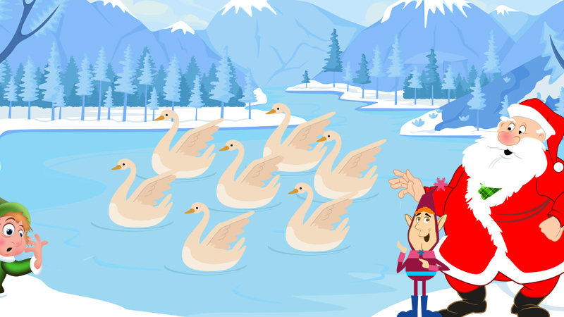 [On the Seventh Day of Christmas: Seven Swans]