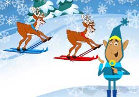 [Santa's Reindeer Race for Final Gold Medal ]